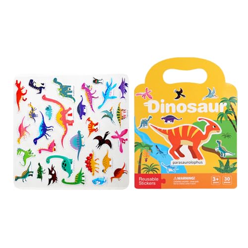 Wiederverwendbare Sticker Books - Creative Sticker - Educational Toy for Toddler and Kids - Interactive Early Learning Activity Book with Themed Scenes - Develops Fine Motor Skills, Creativity von Genérico