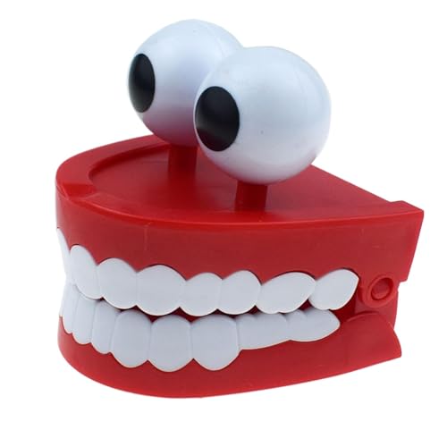 Wind-Up Chomping Teeth Toy, Novelty Chattering Teeth, Interactive Desk Toy, ABS Material, Creative Fun Gag Present, Family Entertainment, 3.15x3.15x2.36 inch Wind-Up Chomping Teeth Toy, Novelty Chattering Teeth, Interactive Desk Toy, ABS Material, Creative Fun Gag Present, Family Entertainment, 3.15x3.15x2.36 inch von Generico