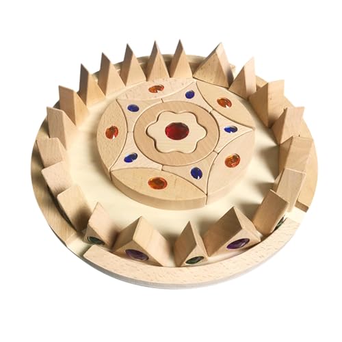 -Würfel, Bausteine aus Holz, Bausteine mit glänzenden Edelsteinen, Pädagogische für die frühe Entwicklung -Würfel, Bausteine aus Holz, Bausteine mit glänzenden Edelsteinen, Pädagogische für die frühe Entwicklung von Genérico