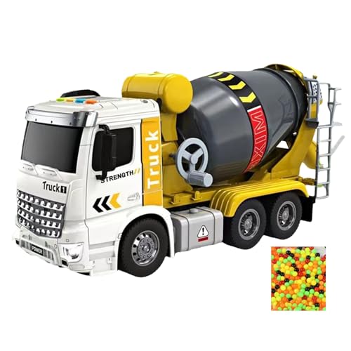 Zementmischer-Spielzeug: Freilauf-Bauspielzeug, Stahl-Zementmischer-Spielzeug | Mighty Wheels Toy Truck mit Kurbel für Zementmischer Zementmischer-Spielzeug: Freilauf-Bauspielzeug, Stahl-Zementmischer-Spielzeug | Mighty Wheels Toy Truck mit Kurbel für Zementmischer von Genérico