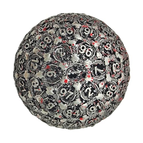 100 Sided Dice, Role Playing Dice, Polyhedral Dice Set, Precision Dice, High Precision Dice, Entertainment Dice Tool, Collectible Metal Dice, Roleplaying Set for Serious Gamers and Collectors von Générique