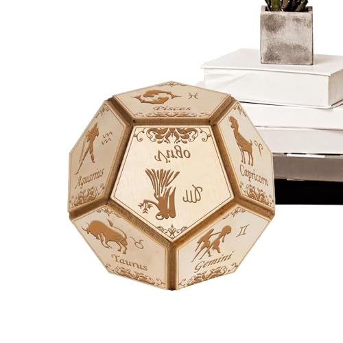 12-seitiger Würfel aus Holz – Polyedrischer Würfel für Gesellschaftsspiele und Partys – Spielzubehör für Reisen, Zuhause, Schlafsäle, Schulen und Ausflüge 12-seitiger Würfel aus Holz – Polyedrischer Würfel für Gesellschaftsspiele und Partys – Spielzubehör für Reisen, Zuhause, Schlafsäle, Schulen und Ausflüge von Générique