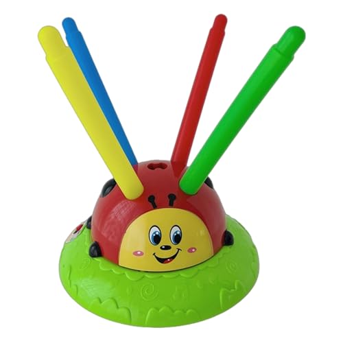 2 auf 1 Ladybug Jump Spielzeug – Musik-Startspiel mit Sound-Effekten, buntes Bewegungsspielzeug für Kleinkinder | Sommerspielausrüstung für Partys für Aktivitäten 2 auf 1 Ladybug Jump Spielzeug – Musik-Startspiel mit Sound-Effekten, buntes Bewegungsspielzeug für Kleinkinder | Sommerspielausrüstung für Partys für Aktivitäten von Générique