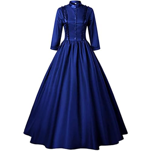 2025 Mittelalterliches Kleid für Damen Retro Maxi Kleider Gothic Viktorianische Königin Renaissance Cosplay Karneval Maskerade Mittelalter Verkleidungen Langarm Kostüme für Halloween 2025 Mittelalterliches Kleid für Damen Retro Maxi Kleider Gothic Viktorianische Königin Renaissance Cosplay Karneval Maskerade Mittelalter Verkleidungen Langarm Kostüme für Halloween von Générique