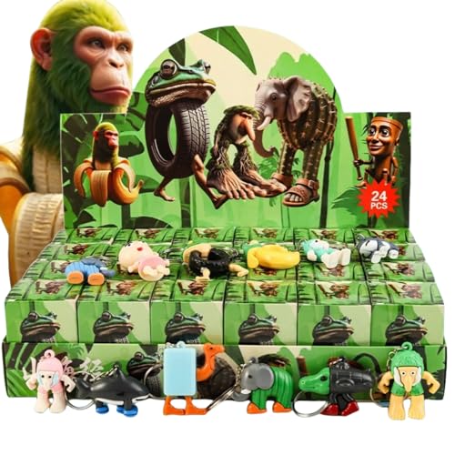24 Tung Tung Tung Sahur Figuren Überraschungs-Set für Kinder, italienische Brainrot Puppen, Tralalalala Figuren, ideal für Spieler und Kinder ab 6 Jahren. 24 Tung Tung Tung Sahur Figuren Überraschungs-Set für Kinder, italienische Brainrot Puppen, Tralalalala Figuren, ideal für Spieler und Kinder ab 6 Jahren. von Générique