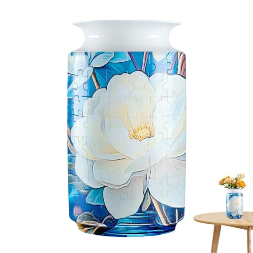 3 D Art Puzzle Vase – Sammlerbare 3D-Illustration des Puzzle-Modells | Blumenständer des Puzzle-Modells, dekoratives Puzzleteil, Neuheit für Kinder, gebogene Künstler, Blumenvase von P 3 D Art Puzzle Vase – Sammlerbare 3D-Illustration des Puzzle-Modells | Blumenständer des Puzzle-Modells, dekoratives Puzzleteil, Neuheit für Kinder, gebogene Künstler, Blumenvase von P von Générique