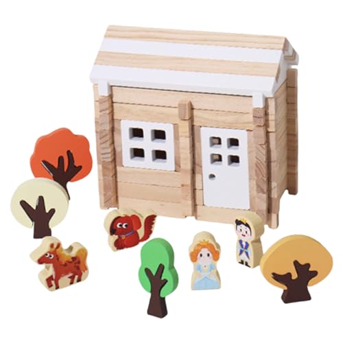 3D Holzpuzzle, Holzbausteine, Einsteck- und Zapfenbauklötze, Hausbauspielzeug, Spielzeugbausteine, Intelligentes Holzbauset 3D Holzpuzzle, Holzbausteine, Einsteck- und Zapfenbauklötze, Hausbauspielzeug, Spielzeugbausteine, Intelligentes Holzbauset von Générique