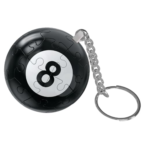 3D Spherical Puzzle, Brain Teasers Puzzle, Black 8 Ball Sphere Key Ring, Bag Pendant for Billiards Enthusiasts, Chain Puzzles for Kids and Adults, Backpack Accessory 3D Spherical Puzzle, Brain Teasers Puzzle, Black 8 Ball Sphere Key Ring, Bag Pendant for Billiards Enthusiasts, Chain Puzzles for Kids and Adults, Backpack Accessory von Générique