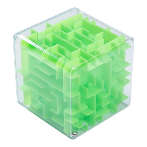 3D Square Maze Ball, Interactive Puzzle Cube for Kids, Educational Brain Teaser Toy, Hand-Eye Koordination Fidget Game, Holiday Favors and Sensory Development Activity Children von Générique