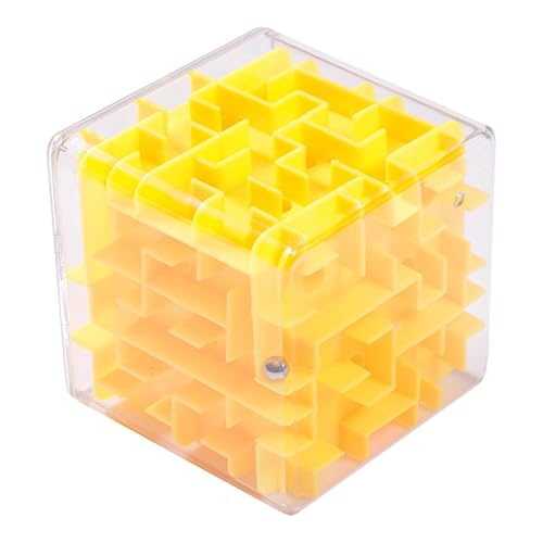 3D Square Maze Ball, Interactive Puzzle Cube for Kids, Educational Brain Teaser Toy, Hand-Eye Koordination Fidget Game, Holiday Favors and Sensory Development Activity Children von Générique