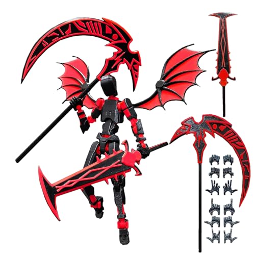 3D-gedruckte Actionfigur – Mobiles Roboterspielzeug, Gelenkmodell-Set | Figur komplett mit detaillierten Teilen und einem langlebigen Druck, perfekt für Sammler, 3D-gedruckte Actionfigur – Mobiles Roboterspielzeug, Gelenkmodell-Set | Figur komplett mit detaillierten Teilen und einem langlebigen Druck, perfekt für Sammler, von Générique