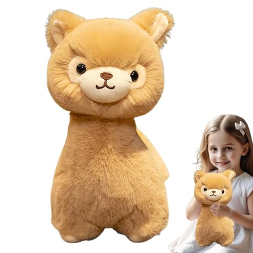 Alpaka Plüschtier, Lama Plüschtier - Kuscheltier Dekokissen Kuscheltier - Alpaka Kuscheltier - Alpaka Kuscheltier Weiches Kissen Alpaka Kuscheltier Plüschtier Puppe Modellpuppe für Erwachsene von Générique