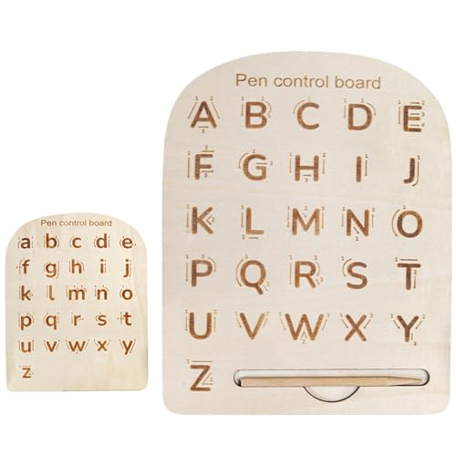 Alphabet-Box aus Holz – pädagogisches Mathematik-Spielzeug aus Holz | tragbares Zahlen-Tracking Board | Holznummer Alphabet Lernbrett Activity Board, Preschool Classroom Boards für Alphabet-Box aus Holz – pädagogisches Mathematik-Spielzeug aus Holz | tragbares Zahlen-Tracking Board | Holznummer Alphabet Lernbrett Activity Board, Preschool Classroom Boards für von Générique