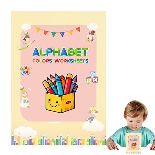 Alphabet-Schreibheft für – wiederverwendbares Alphabet-Lernheft | Lernspielzeug und Schulbedarf für den Kindergarten von Générique