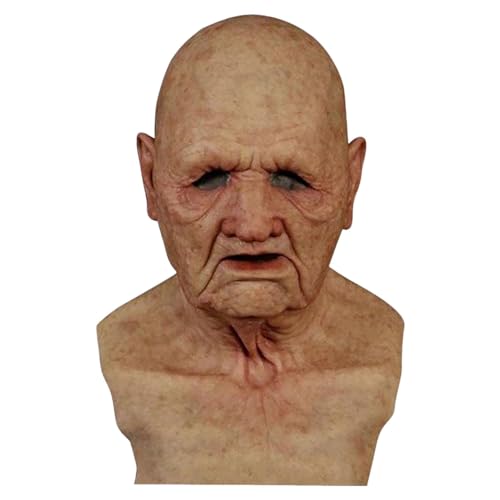 Alte Männermaske, Halloween-Gesichtsbedeckung, Cosplay-Requisiten, realistische Kopfbedeckung, realistische alte Männermaske für Halloween, detaillierte Cosplay-Gesichtsabdeckung für Partys, Alte Männermaske, Halloween-Gesichtsbedeckung, Cosplay-Requisiten, realistische Kopfbedeckung, realistische alte Männermaske für Halloween, detaillierte Cosplay-Gesichtsabdeckung für Partys, von Générique
