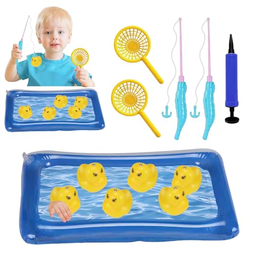 Angelspiel für Kinder, Angelspiel für die Badewanne | Aufblasbare Enten, schwimmend, für Eltern-Kind-Interaktion, , Mädchen, Partys, Strände, Urlaub Angelspiel für Kinder, Angelspiel für die Badewanne | Aufblasbare Enten, schwimmend, für Eltern-Kind-Interaktion, , Mädchen, Partys, Strände, Urlaub von Générique