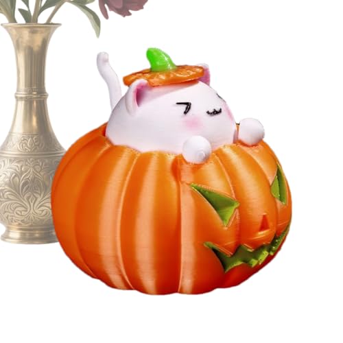 Anti-Stress-Kugeln für Halloween | elastisches Spielzeug zum Kneten, Kürbis für Halloween, niedliches Katzen-Design aus Kunstharz, für Schule, Geburtstag, Geschenke für Jugendliche, Erwachsene Anti-Stress-Kugeln für Halloween | elastisches Spielzeug zum Kneten, Kürbis für Halloween, niedliches Katzen-Design aus Kunstharz, für Schule, Geburtstag, Geschenke für Jugendliche, Erwachsene von Générique