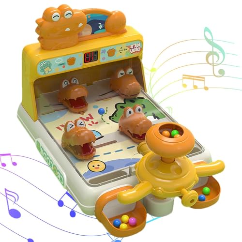 Arcade-Flipper, Dinosaurier-Flipper – Neue Arcade-Spielmaschine – Arcade-Tischflipper-Spiele – Innovatives elektronisches Flipper-Spielset für den Tisch im Alter von 4 bis 6 Jahren Arcade-Flipper, Dinosaurier-Flipper – Neue Arcade-Spielmaschine – Arcade-Tischflipper-Spiele – Innovatives elektronisches Flipper-Spielset für den Tisch im Alter von 4 bis 6 Jahren von Générique