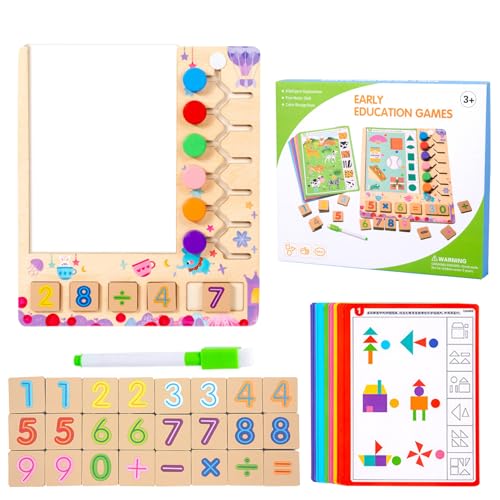 Assoziationsspiele für Alter von 4 bis 8 Jahren, -Assoziationsspiel, Zählspielzeug aus Holz, buntes Lernspielzeug, beste Assoziationsspiele für Vorschulalter Assoziationsspiele für Alter von 4 bis 8 Jahren, -Assoziationsspiel, Zählspielzeug aus Holz, buntes Lernspielzeug, beste Assoziationsspiele für Vorschulalter von Générique