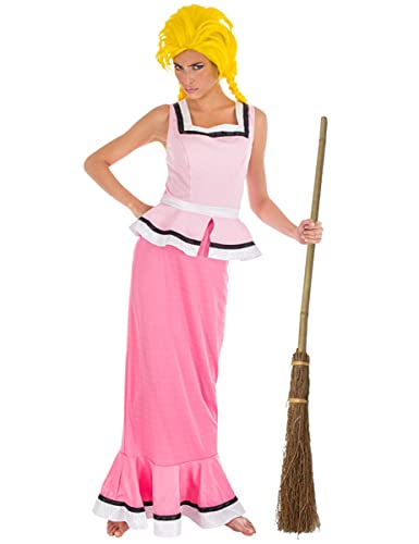 Gutemine-Damenkostüm Asterix und Obelix Faschingskostüm rosa-weiss - XL von Chaks