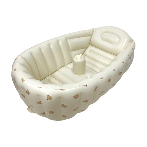 Aufblasbare Babybadewanne – tragbare Badewanne, Mini-Luftpool für Kleinkinder | Whirlpool-Badewanne mit ergonomischer Form, kompakte Innenwanne, faltbare Badewanne, leichte Badewanne und Pra Aufblasbare Babybadewanne – tragbare Badewanne, Mini-Luftpool für Kleinkinder | Whirlpool-Badewanne mit ergonomischer Form, kompakte Innenwanne, faltbare Badewanne, leichte Badewanne und Pra von Générique