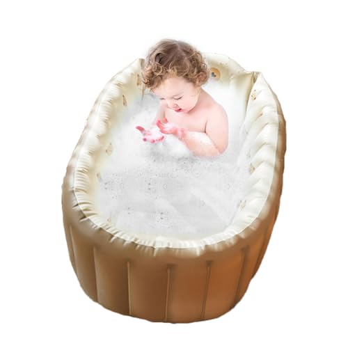 Aufblasbare Badewanne für Kleinkinder – tragbare Badewanne mit Rückenunterstützung | Faltbares Schwimmbad für Babys, weiches Luftkissenbecken, Badewanne für und Mädchen, Solut Aufblasbare Badewanne für Kleinkinder – tragbare Badewanne mit Rückenunterstützung | Faltbares Schwimmbad für Babys, weiches Luftkissenbecken, Badewanne für und Mädchen, Solut von Générique