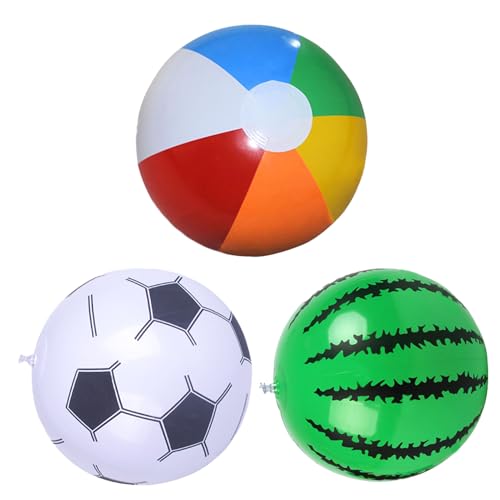 Aufblasbare Bälle – Set mit 3 Spielzeugen für den Außenbereich, für Erwachsene, Poolschwimmer von 30,5 cm für das Sommerspiel | lustige Poolbälle für Spiele Aufblasbare Bälle – Set mit 3 Spielzeugen für den Außenbereich, für Erwachsene, Poolschwimmer von 30,5 cm für das Sommerspiel | lustige Poolbälle für Spiele von Générique
