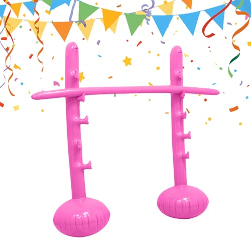 Aufblasbare Limbes – Aufblasbare Limbe-Partyspiele für den Außenbereich – Höhe verstellbar – Partyaktivitäten für -Hof-Events, Strandpool, Sommerfeste, Versammlungen, Auto von Générique