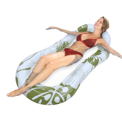 Aufblasbare Poolschwimmer | Aufblasbare schwimmende Pool-Lounge – Sonnenliege zum Sonnenbaden, Sonnenbaden, Sonnenbaden, Sonnenbaden, Bräunungsmatte für Wasser-Salons von Générique