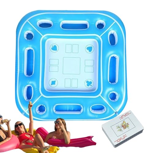 Aufblasbarer Spieltisch, schwimmender Tisch aus PVC für Pool – Unterhaltungszubehör für Partys, im Freien, Innen, Garten und Seen Aufblasbarer Spieltisch, schwimmender Tisch aus PVC für Pool – Unterhaltungszubehör für Partys, im Freien, Innen, Garten und Seen von Générique