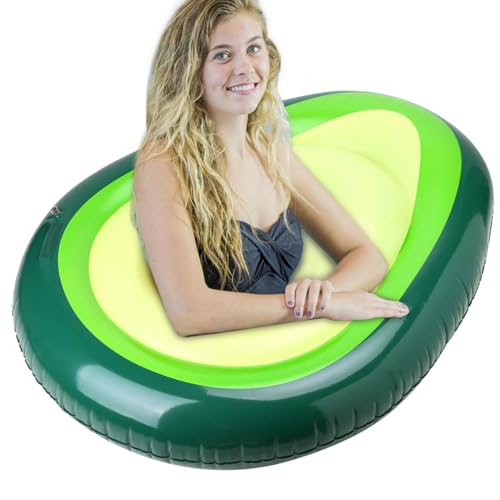 Aufblasbares Poolflosse – Avocado-Pool-Schwimmer für Erwachsene, 15 x 140 cm, übergroß | schweres PVC-Wohnzimmer mit komfortablem Design, Sommerwasserschwimmer AMU Aufblasbares Poolflosse – Avocado-Pool-Schwimmer für Erwachsene, 15 x 140 cm, übergroß | schweres PVC-Wohnzimmer mit komfortablem Design, Sommerwasserschwimmer AMU von Générique