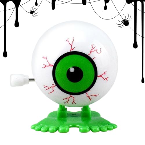 Augapfel zum Aufziehen, Spielzeug zum Aufziehen – lustiges Augapfelspielzeug, kleines Fantasie-Spielzeug für Jungen und Mädchen, Horrorzubehör, Bürodekoration für Zuhause von Générique