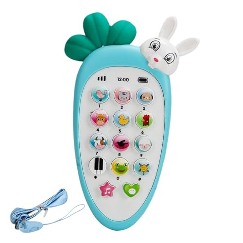 Baby Cell Phone Toys Music – tragbares Musik-Smartphone-Werkzeug, leichtes Lerninstrument | Fördert lange Förderung des Rollenspiels, Lerngeschenk für Kleinkinder von Générique