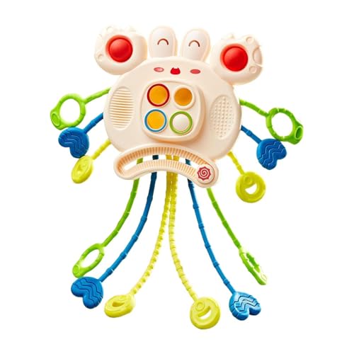 Baby-Fidget-Spielzeug, 6-12 Monate, niedliches und lustiges Reisespielzeug für Babys, sensorisches Spielzeug, leichtes sensorisches Spielzeug in Krabbenform, fördert die Flexibilität Baby-Fidget-Spielzeug, 6-12 Monate, niedliches und lustiges Reisespielzeug für Babys, sensorisches Spielzeug, leichtes sensorisches Spielzeug in Krabbenform, fördert die Flexibilität von Générique