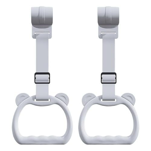 Baby Pull Up Rings, Hangable Training Rings, 5,91 x 3,94 Zoll Set mit 2 Easy Grip Design, Cot Accessory Toy Straps for Walking Practice, Exercise, Boys, Daycare Andyard Play Baby Pull Up Rings, Hangable Training Rings, 5,91 x 3,94 Zoll Set mit 2 Easy Grip Design, Cot Accessory Toy Straps for Walking Practice, Exercise, Boys, Daycare Andyard Play von Générique