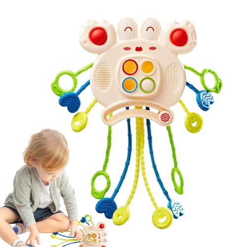 Babyspielzeug von 6 bis 12 Monaten, Seilspielzeug | Lustiges und süßes Spielzeug für die frühe Erziehung von Babys – leichtes Spielzeug mit Krabben-Design zur Förderung der sensorischen Erkundung Babyspielzeug von 6 bis 12 Monaten, Seilspielzeug | Lustiges und süßes Spielzeug für die frühe Erziehung von Babys – leichtes Spielzeug mit Krabben-Design zur Förderung der sensorischen Erkundung von Générique