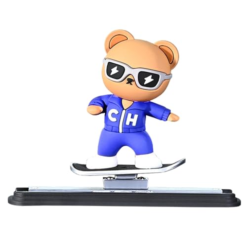 Bären-Ornament für , Skateboard-Bär, lustiges Armaturenbrett-Figur, Skateboard-Bär, Aufkleber von Générique
