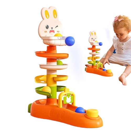 Ball Drop Toys, Basketball Tower Game, 33,78 x 12,8 x 11,9 cm, Lernspielzeug, Lernspielzeug für Babys, und Mädchen, mehrfarbig Ball Drop Toys, Basketball Tower Game, 33,78 x 12,8 x 11,9 cm, Lernspielzeug, Lernspielzeug für Babys, und Mädchen, mehrfarbig von Générique