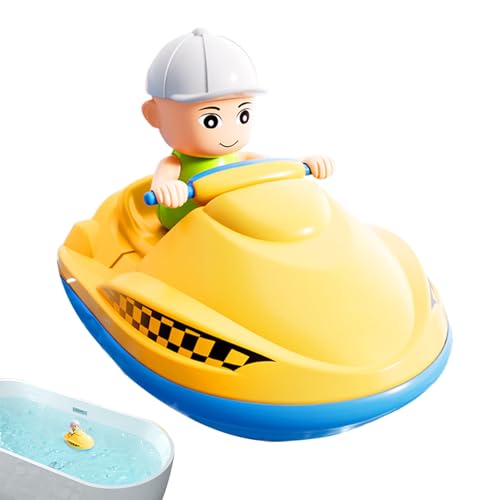 Bath Toys, Wind-Up Water Toys für Babys, ABS interaktives Sensory Play, Spaß für Kleinkinder, 2-3 Jahre alt, ideal für Pool, Strandtrips, Shower, Outdoor Spaß, (Gelb/Blau) von Générique