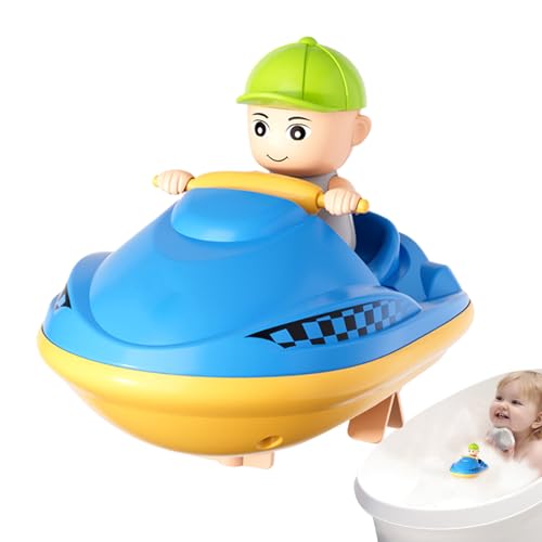 Bath Toys, Wind-Up Water Toys für Babys, ABS interaktives Sensory Play, Spaß für Kleinkinder, 2-3 Jahre alt, ideal für Pool, Strandtrips, Shower, Outdoor Spaß, (Gelb/Blau) von Générique