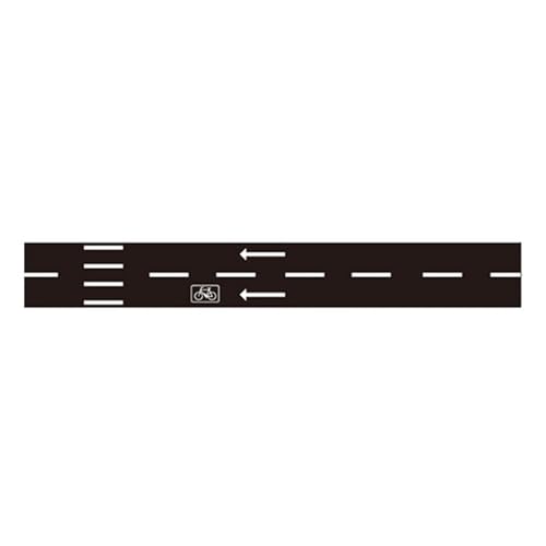 Black Road Spielzeug-Streifen – selbstklebende Straßenbahn, Miniatur-Autozubehör | Flexible Rennstrecke, Dekoration für Geburtstagsfeier und interaktive Spielaktivitäten Black Road Spielzeug-Streifen – selbstklebende Straßenbahn, Miniatur-Autozubehör | Flexible Rennstrecke, Dekoration für Geburtstagsfeier und interaktive Spielaktivitäten von Générique