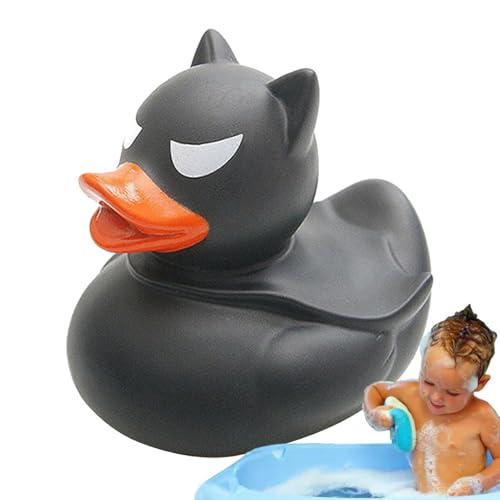 Black Rubber Duck, Funny Bath Toys, Adroable Compact Halloween-Themed Black Ducks, Shower Supplies for Bathtub, Pool Plaything, Birthday Celebration Decorations, Kids von Générique