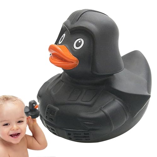 Black Rubber Duck, Small Floating Bath Toy, Halloween Party Favor, Durable PVC Material, Fun Bathtub & Pool Play, Kinder & Erwachsene, Wasserspiel, 3,35 x 3,54 x 3,15 Zoll, geringes Gewicht Black Rubber Duck, Small Floating Bath Toy, Halloween Party Favor, Durable PVC Material, Fun Bathtub & Pool Play, Kinder & Erwachsene, Wasserspiel, 3,35 x 3,54 x 3,15 Zoll, geringes Gewicht von Générique