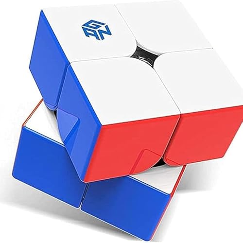 Bokefenuo GAN251 M Air 2x2 Magnetic Speed Puzzle Cube Stickerless Gan 251 M Air Cubo 48 Magnete Toy for Kids Frosted Surface von Générique