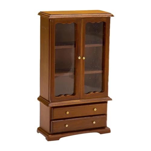 Bookshelf Miniatur Furniture, Three Floor Puppenhaus, Holzbuchhülle, ideal für Miniaturmöbelsammlung und Display, 5,91 x 3,43 x 1,46 Zoll, Braun Bookshelf Miniatur Furniture, Three Floor Puppenhaus, Holzbuchhülle, ideal für Miniaturmöbelsammlung und Display, 5,91 x 3,43 x 1,46 Zoll, Braun von Générique