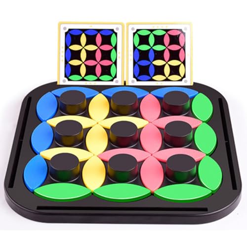 Brain Teaser Puzzles, Rotating Leaves Chess, Parent Child Interactive Puzzle Toys, Logic Thinking Board Game, Educational Family Fun, Birthday Gift, Intellectual Chessboard Set Brain Teaser Puzzles, Rotating Leaves Chess, Parent Child Interactive Puzzle Toys, Logic Thinking Board Game, Educational Family Fun, Birthday Gift, Intellectual Chessboard Set von Générique