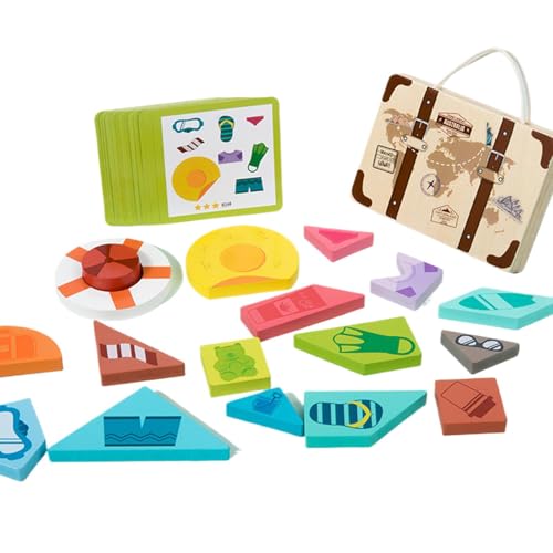 Brainsteaser Puzzles, Children Puzzle Games | Pädagogische und schwierige Blöcke Puzzle – lustiges Memory-Spiel, tragbares sensorisches Spielzeug für Kinder ab 6 Jahren von Générique