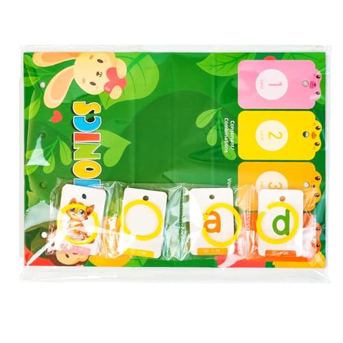 Brief Sonne Flash-Karten – Spelling Reading Preschool, Minors Word Builder Games | Lernressourcen des Alphabets | Autistisches sensorisches Spielzeug für Autismus, pädagogisches Lernen von Générique