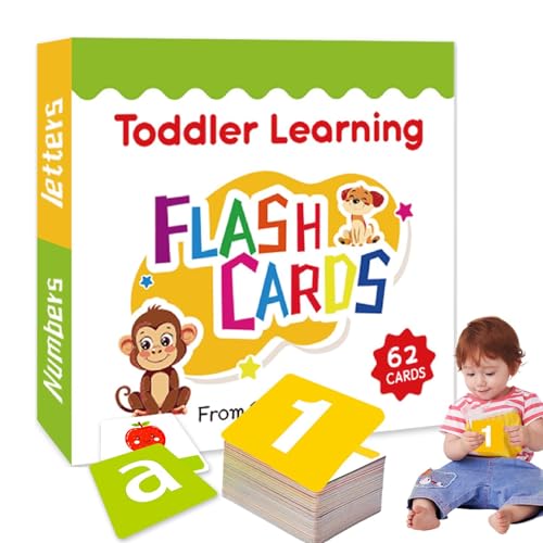 Briefkarten, Flash-Karten für Kleinkinder – Set mit 60 Lernkarten, Flash-Karten mit Buchstaben, Farben, Formen und Zahlen, Wörter in Sichtweite, Lernaktivitäten für die Vorschule Briefkarten, Flash-Karten für Kleinkinder – Set mit 60 Lernkarten, Flash-Karten mit Buchstaben, Farben, Formen und Zahlen, Wörter in Sichtweite, Lernaktivitäten für die Vorschule von Générique