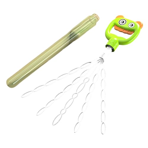 Bubble Blower Toy – 30 Holes Smile Face Bubble Stick | Creative Outdoor Activity Toy for Kids Aged 3+ | Fun Fun Novelty Toy for Summer Games, Parties and Outdoor Play von Générique